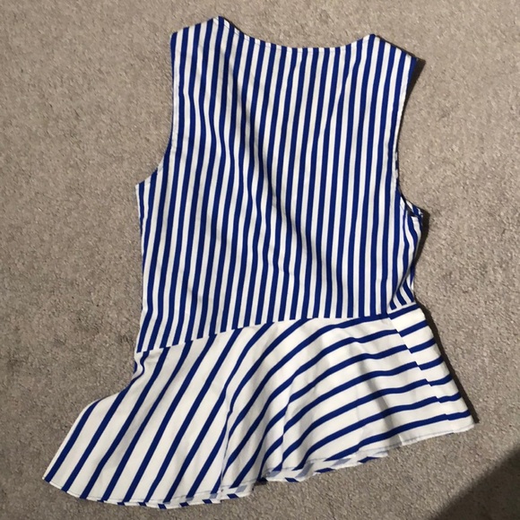 ✨BRAND NEW✨ Zara striped peplum top - Picture 5 of 5